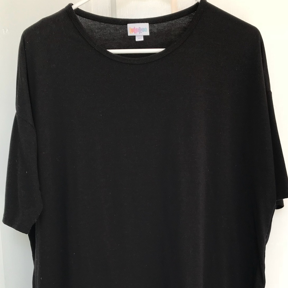 LuLaRoe XS Solid Black Irma